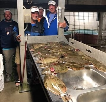 Flounder fishing in Port O&#039;Connor, Texas