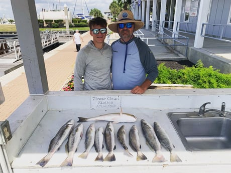 Redfish, Speckled Trout Fishing in Galveston, Texas