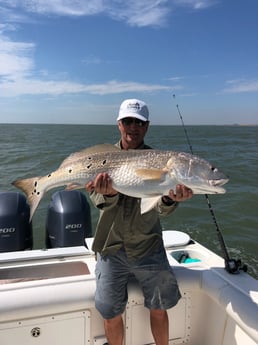 Redfish fishing in Surfside Beach, Texas