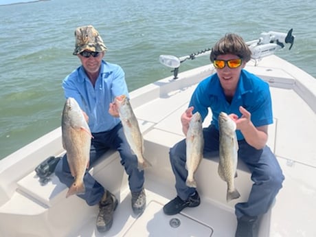 Redfish fishing in Corpus Christi, Texas