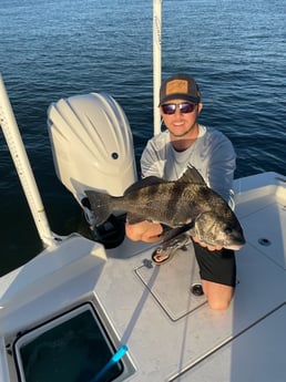 Flounder fishing in New Smyrna Beach, Florida