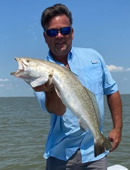 Speckled Trout / Spotted Seatrout fishing in Galveston, Texas