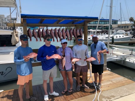 Red Snapper Fishing in South Padre Island, Texas