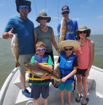 Redfish fishing in Corpus Christi, Texas