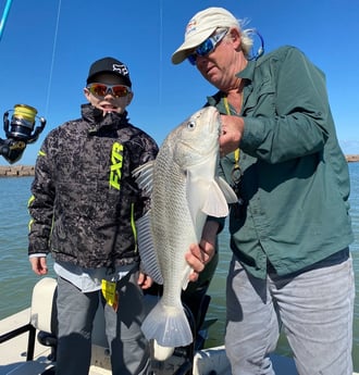 Black Drum fishing in South Padre Island, Texas