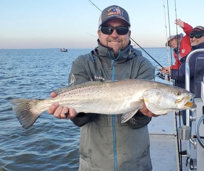 Speckled Trout / Spotted Seatrout fishing in Matagorda, Texas