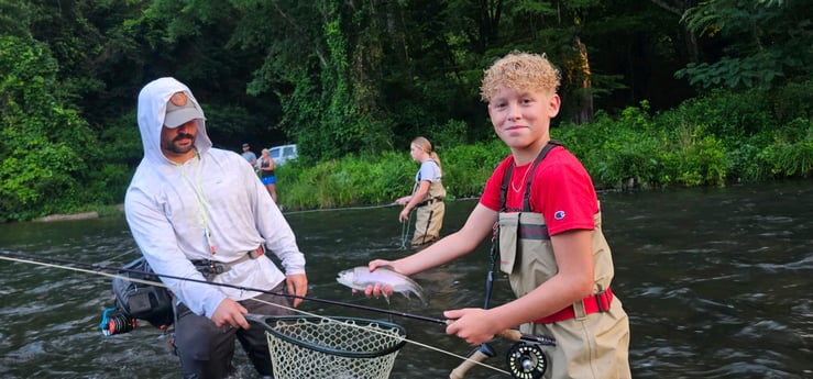 Rainbow Trout Fishing in Broken Bow, Oklahoma