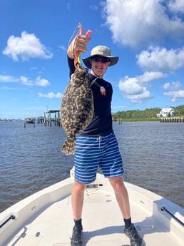 Flounder fishing in Wrightsville Beach, North Carolina