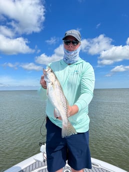 Speckled Trout / Spotted Seatrout fishing in Galveston, Texas