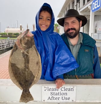 Flounder fishing in Galveston, Texas