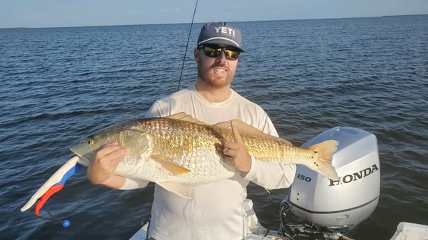 Redfish fishing in Beaufort, North Carolina