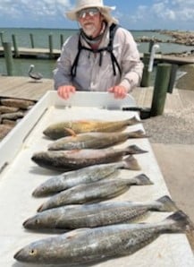 Redfish, Speckled Trout / Spotted Seatrout fishing in Galveston, Texas