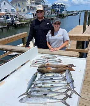 Redfish, Spanish Mackerel fishing in Beaufort, North Carolina