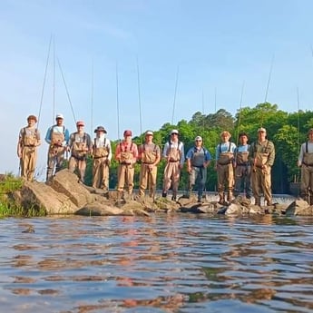 Fishing in Broken Bow, Oklahoma