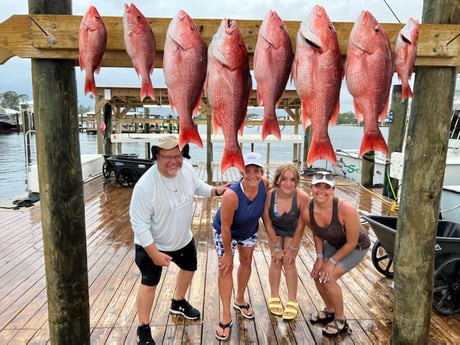 Red Snapper fishing in Orange Beach, Alabama