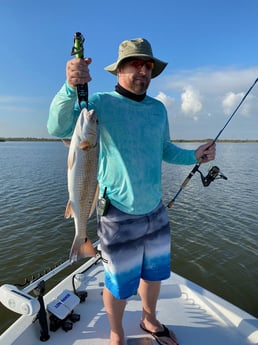 Redfish fishing in Galveston, Texas