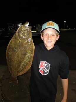 Flounder fishing in Aransas Pass, Texas