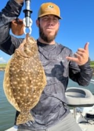 Flounder fishing in Galveston, Texas