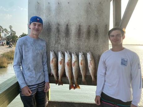 Redfish fishing in Ingleside, Texas