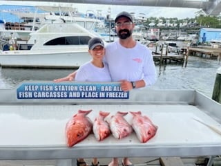 Red Snapper Fishing in Destin, Florida