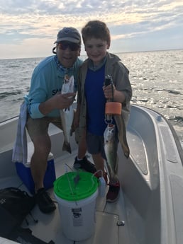 Speckled Trout / Spotted Seatrout fishing in Galveston, Texas