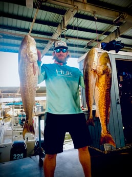 Redfish fishing in Galveston, Texas