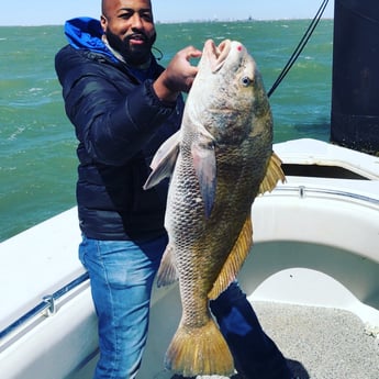 Redfish fishing in Galveston, Texas