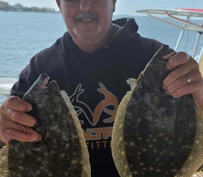 Flounder fishing in Galveston, Texas