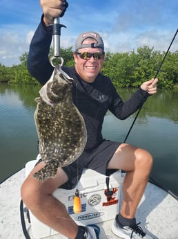 Flounder fishing in New Smyrna Beach, Florida