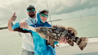 Florida Pompano fishing in Key Largo, Florida