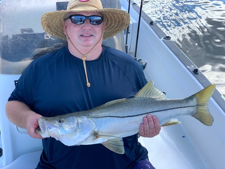 Snook fishing in Palm Beach, Florida, USA