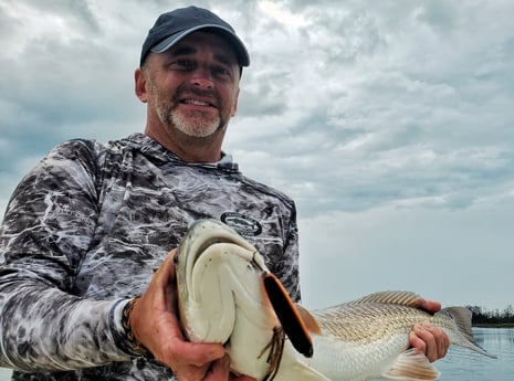 Redfish fishing in Beaufort, North Carolina