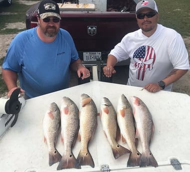 Redfish fishing in Rockport, Texas