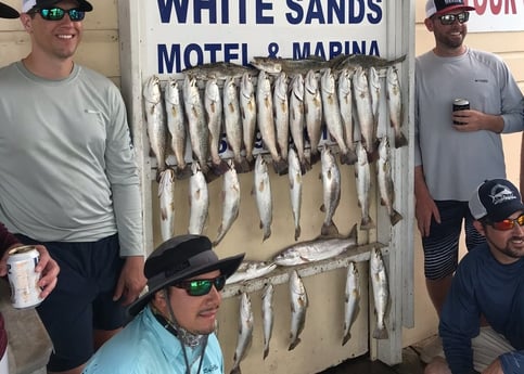 Speckled Trout / Spotted Seatrout fishing in South Padre Island, Texas