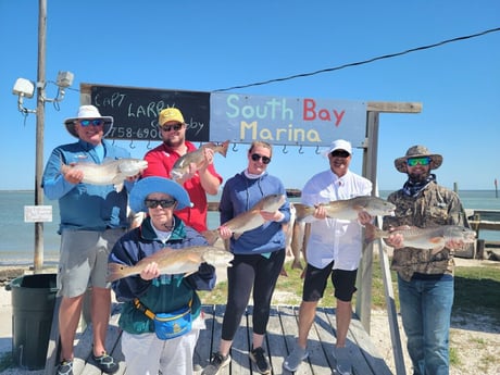 Redfish fishing in Rockport, Texas