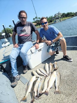 Redfish, Speckled Trout / Spotted Seatrout fishing in Galveston, Texas