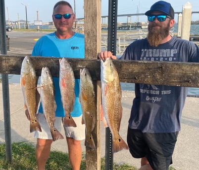 Redfish fishing in Rockport, Texas