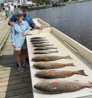 Redfish, Speckled Trout / Spotted Seatrout fishing in Freeport, Texas