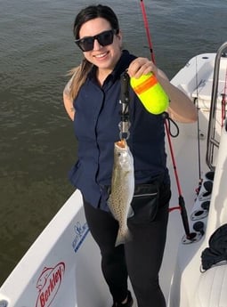 Speckled Trout / Spotted Seatrout fishing in Texas City, Texas