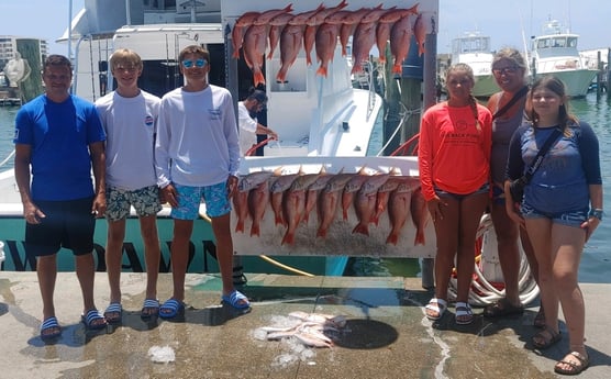 Red Snapper, Scup, Vermillion Snapper Fishing in Destin, Florida