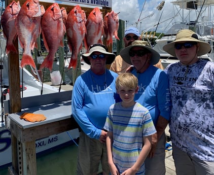 Red Snapper fishing in Biloxi, Mississippi