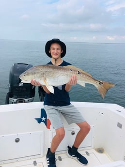 Redfish fishing in Surfside Beach, Texas