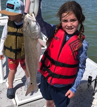 Redfish fishing in South Padre Island, Texas