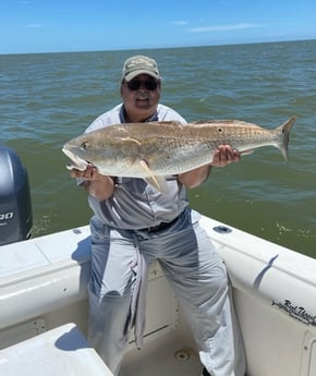 Redfish fishing in Surfside Beach, Texas