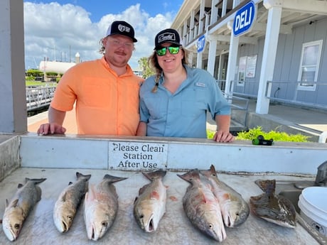 Speckled Trout / Spotted Seatrout fishing in Galveston, Texas