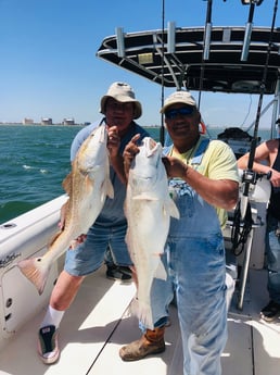 Redfish fishing in Surfside Beach, Texas