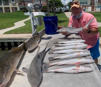 Redfish, Speckled Trout / Spotted Seatrout fishing in Corpus Christi, Texas