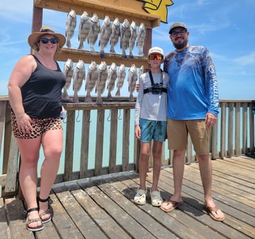 Black Drum Fishing in South Padre Island, Texas