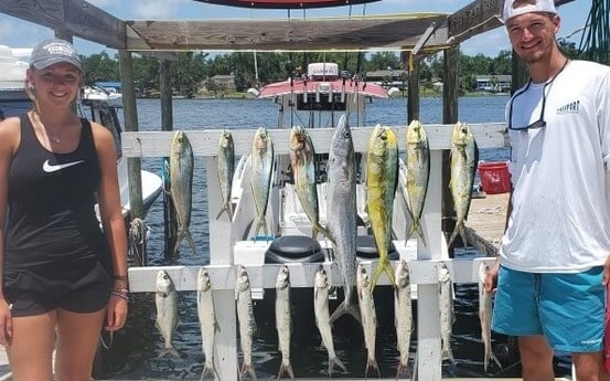 Mahi Mahi / Dorado, Spanish Mackerel fishing in Panama City, Florida