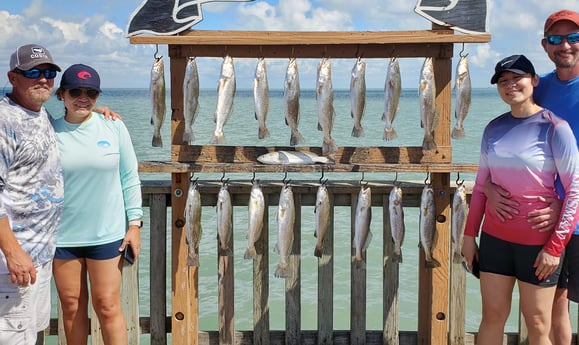 Speckled Trout / Spotted Seatrout fishing in Port Isabel, Texas